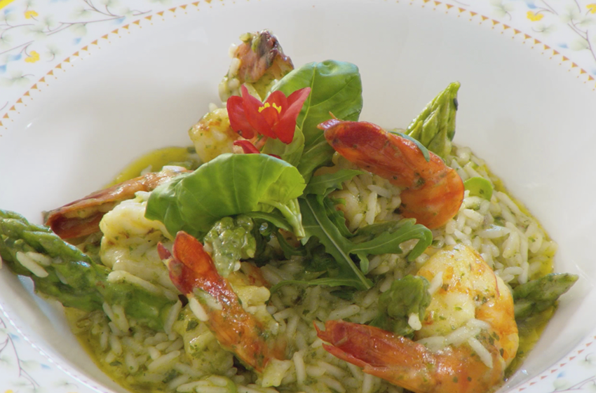 Rice, Shrimp and Asparagus Rice, Shrimp and Asparagus